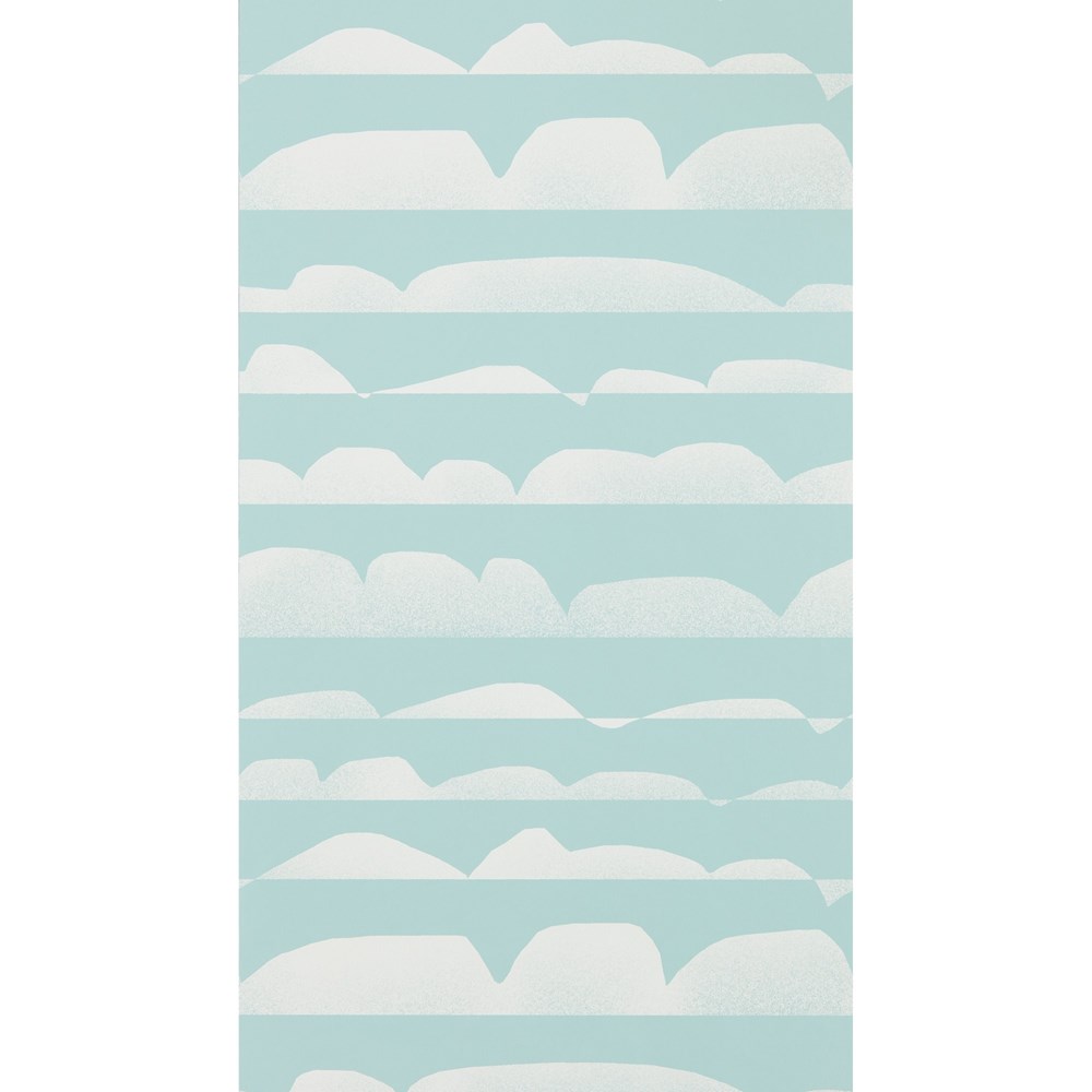 Haiku Clouds Wallpaper 112010 by Scion in Marine Blue